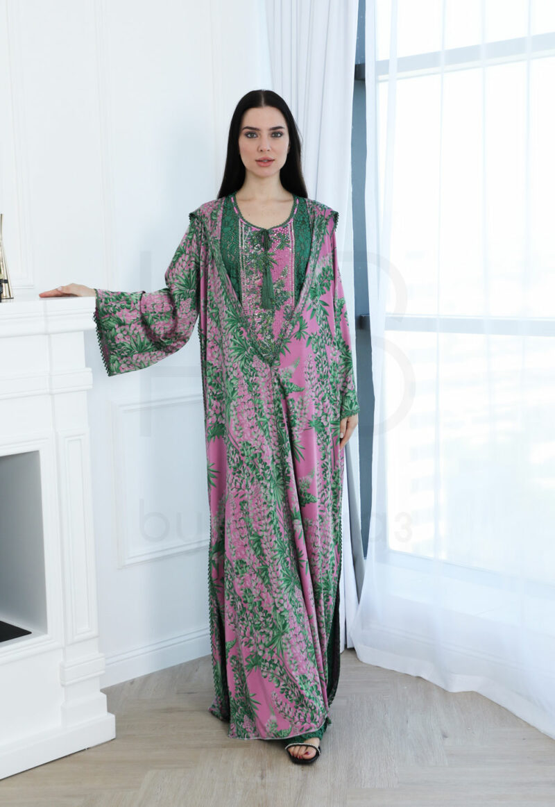 Traditional Two-Piece Kaftan Set – Elegant Embroidered Collection - Image 5