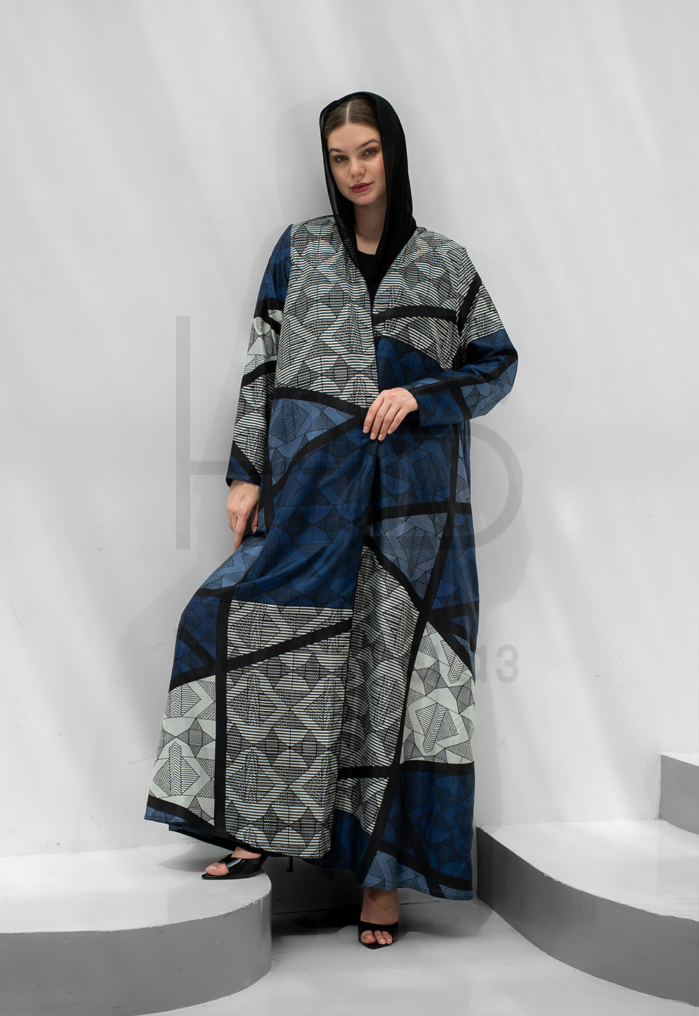 Lines Blue India - Image 2